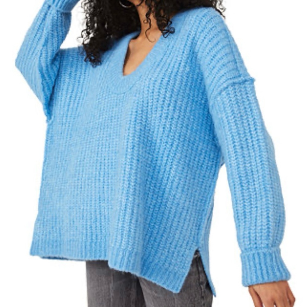 Free People Blue Bell Sweater